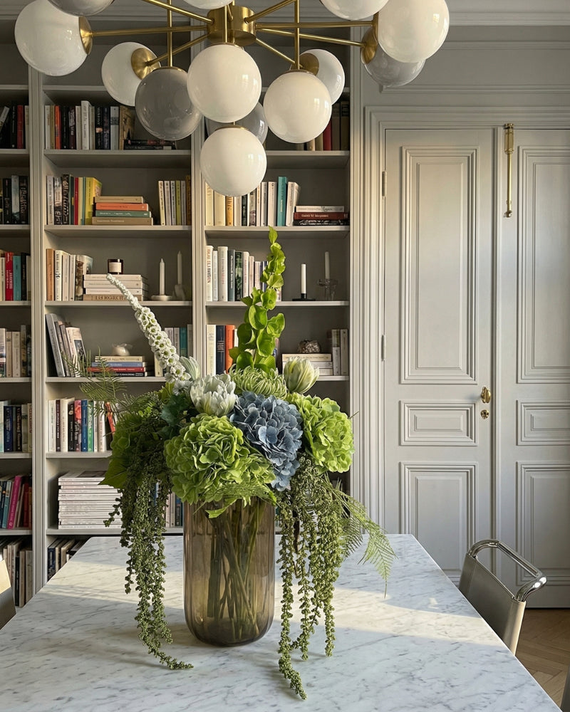 Emerald Bloom buket fra Bloomgaard