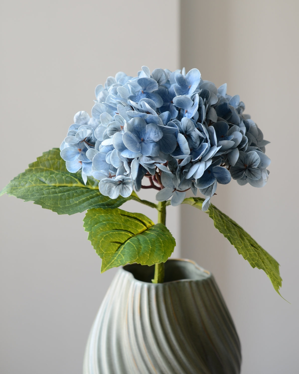 Kunstig blå hortensia fra Bloomgaard