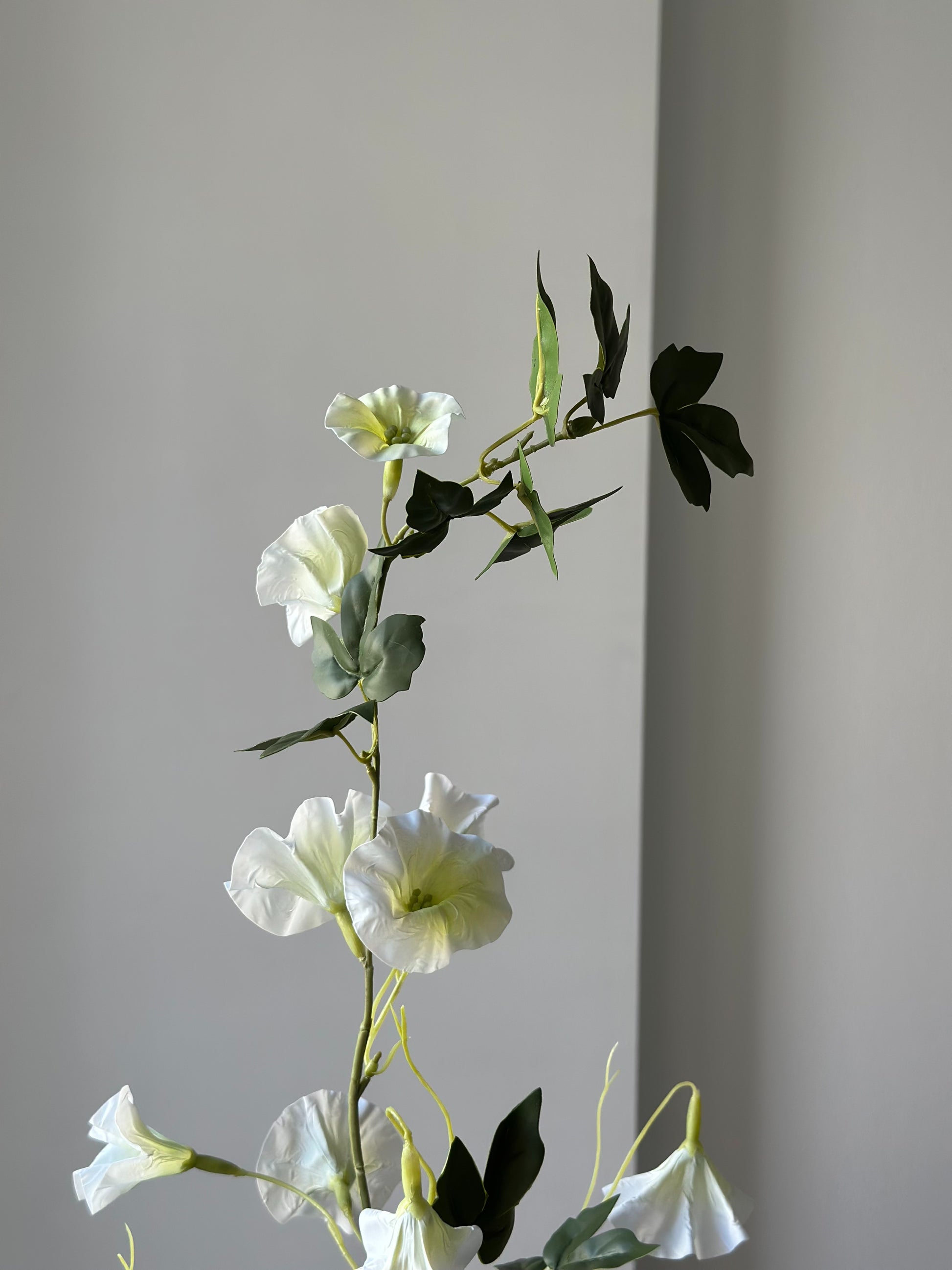 Kunstig hvid petunia stilk fra Bloomgaard