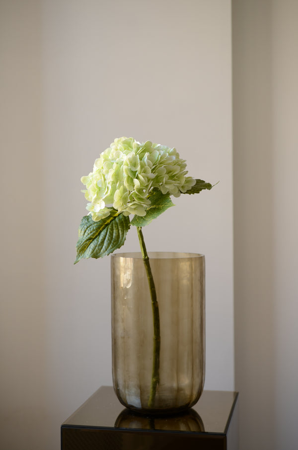 Kunstig Hortensia - lysegrøn