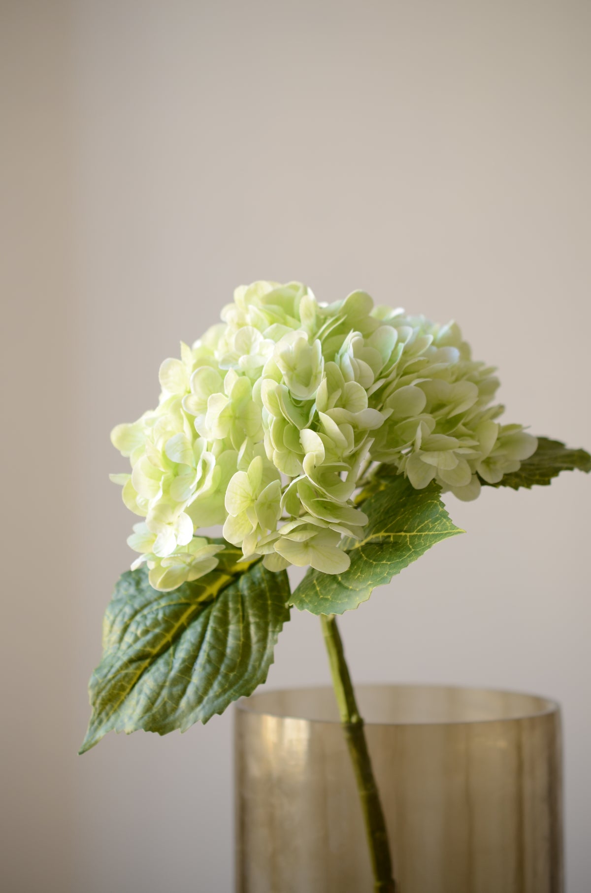 Kunstig lysegrøn hortensia fra Bloomgaard