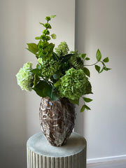Kunstig blomsterbuket Green Orangery i grøn fra Bloomgaard