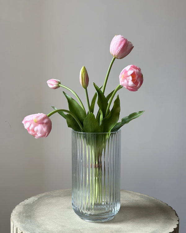 Kunstige Tulipaner - lys lyserød